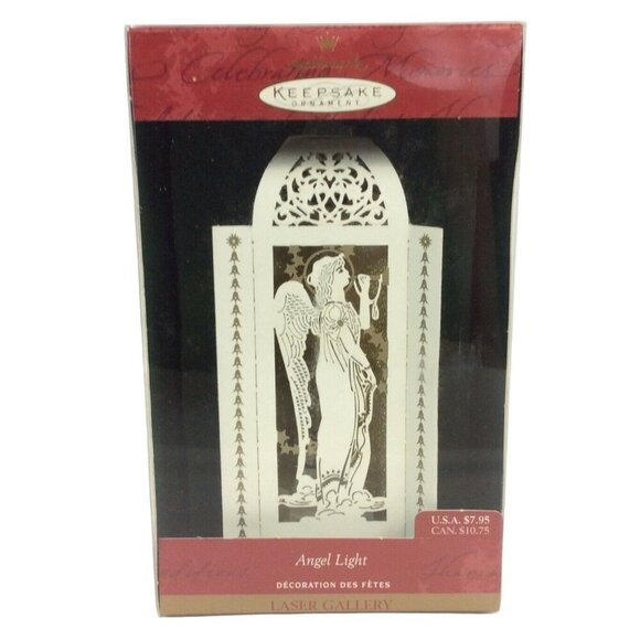 Hallmark Keepsake Angel Light Laser Gallery Ornament 2000 With Box - Picture 1 of 9